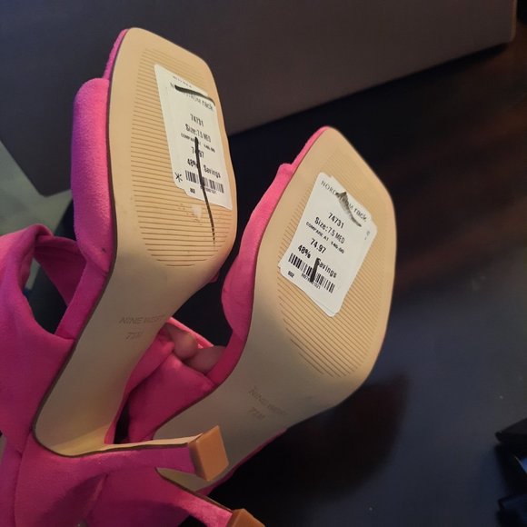 Nine West SEEYA Sandal in PINK, size 7.5 - Picture 5 of 5